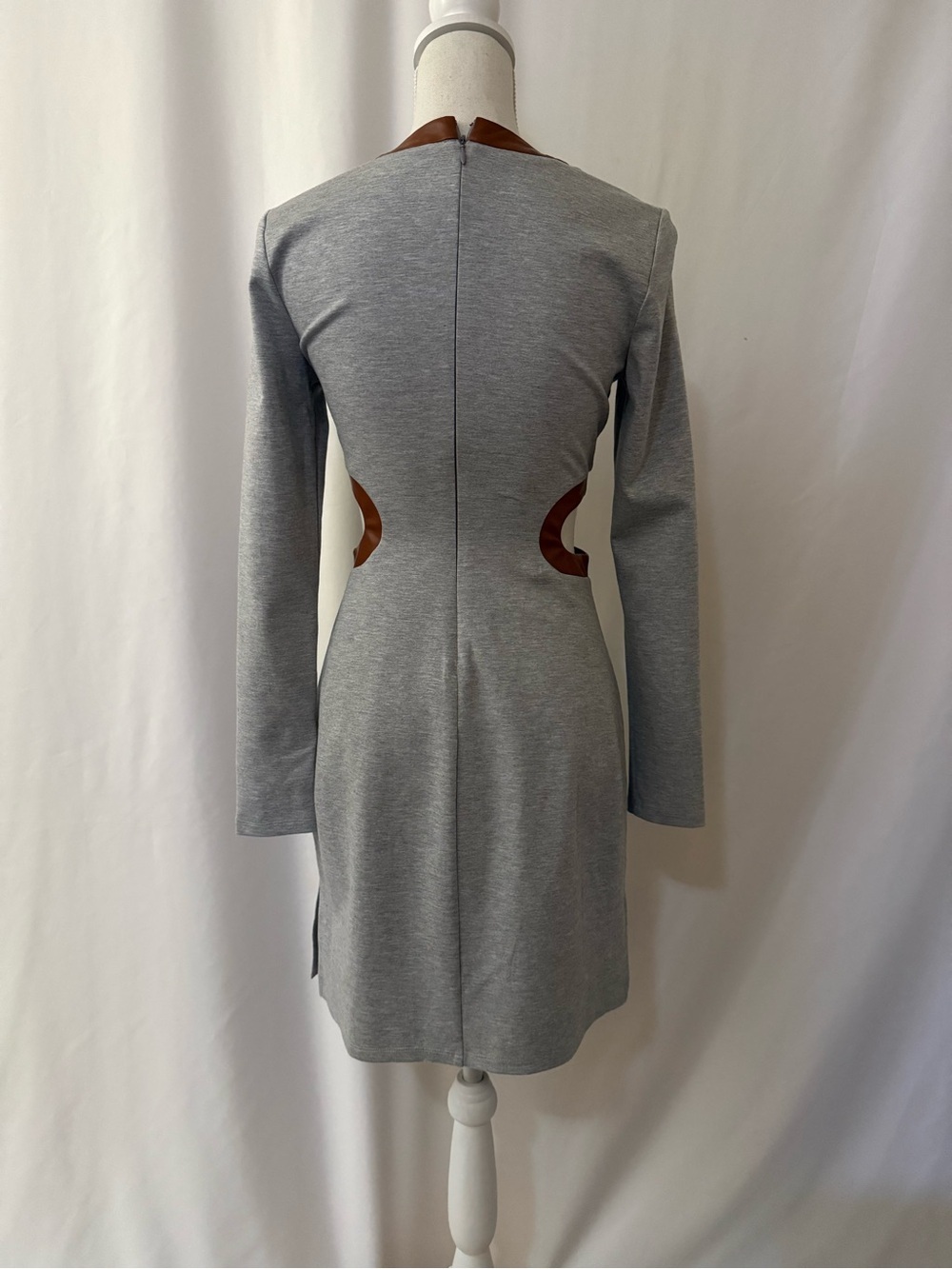 STAUD Dolce Cut Out Jersey Bodycon Mini Dress Size S - Picture 10 of 10